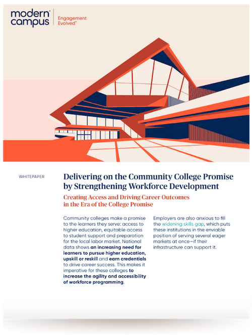 Delivering on the Community College Promise by Strengthening Workforce Development